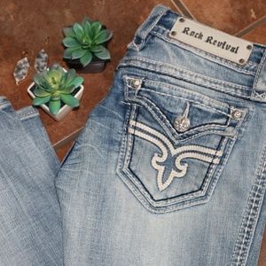 Rock Revival Krissy skinny jeans size 27